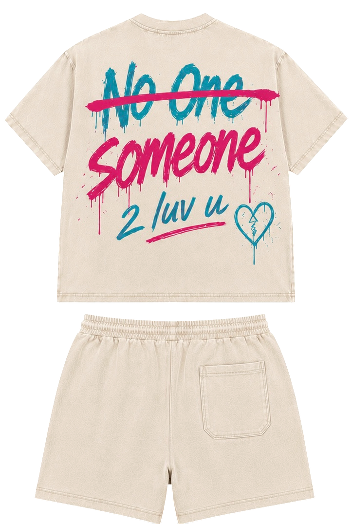 Someone 2 Luv U T-Shirt N Short Set