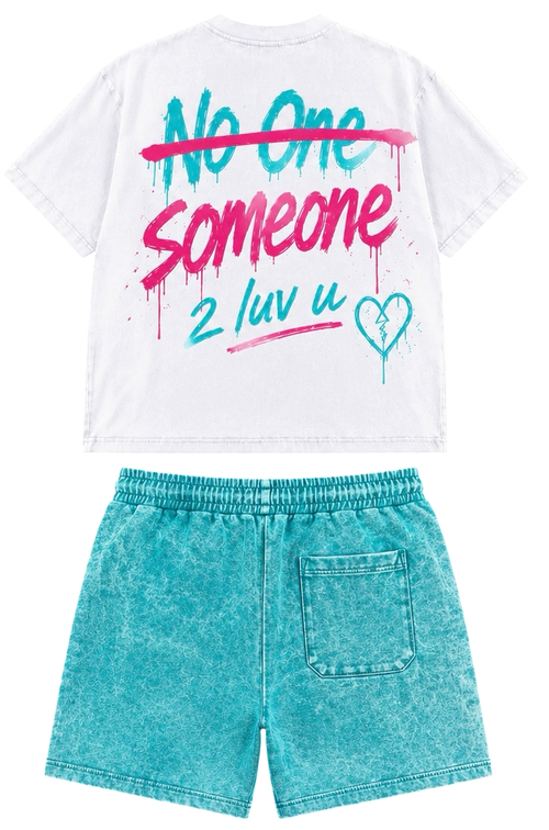 Someone 2 Luv U T-Shirt N Short Set